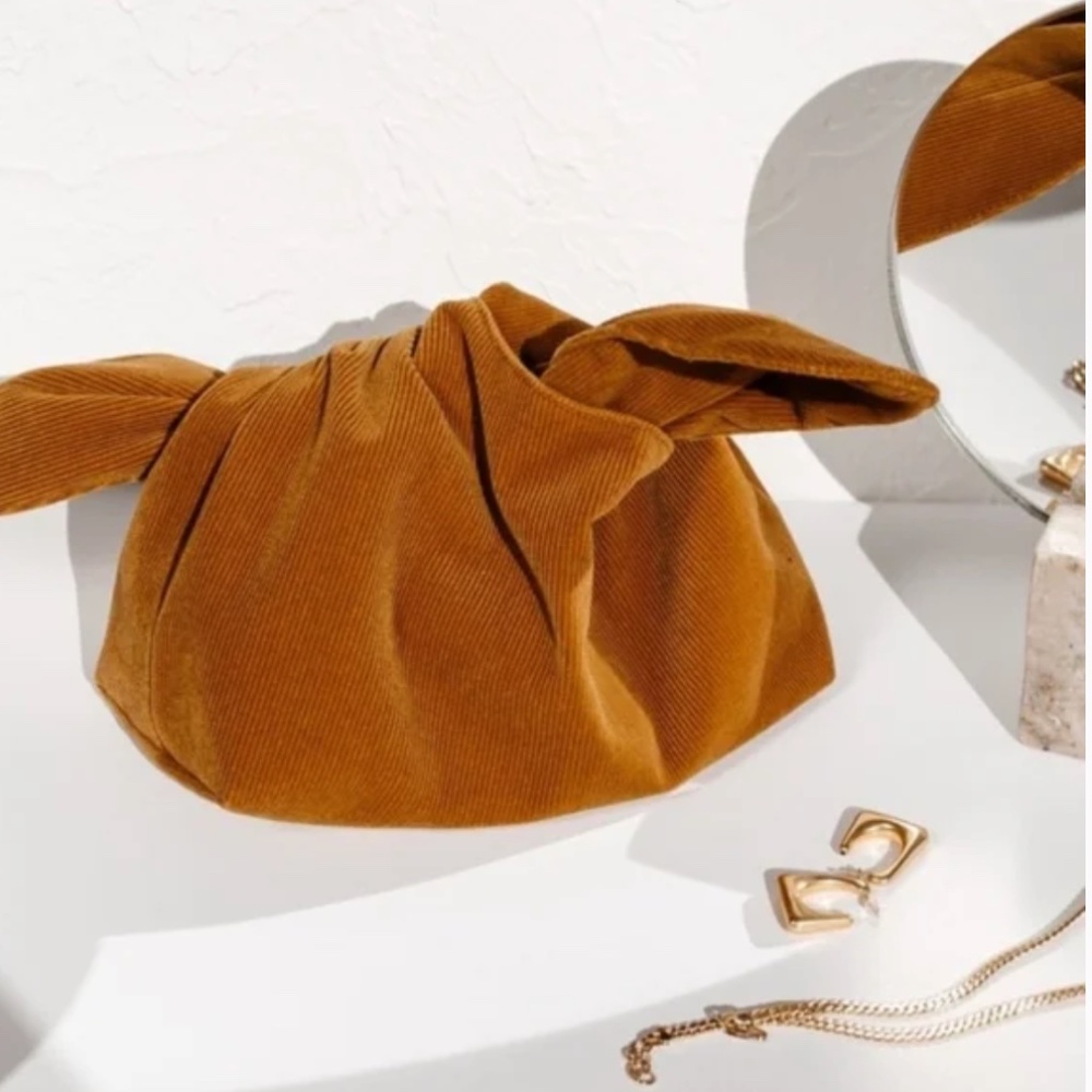 NEW MERIT  Signature Corduroy Cosmetic Bag - Tan